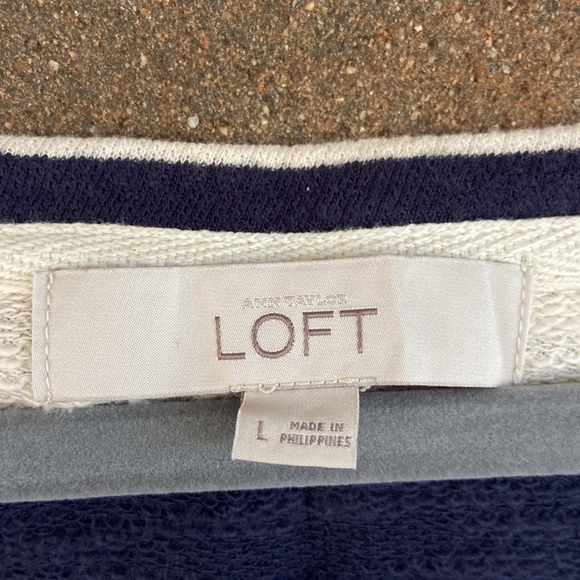 LOFT Cotton Terry Drop-Waist Dress - Picture 9 of 11